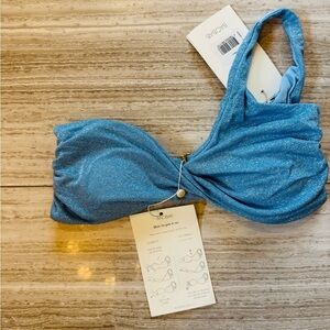 Baobab Collection Blue Shimmer bikini top NWT